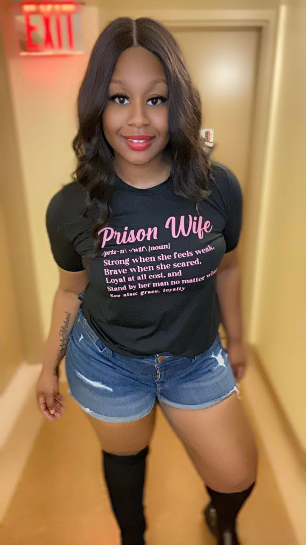 Prison Wife T-shirt-(Ready to Ship)